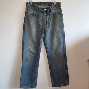 Vintage Structure High Rise Straight Jeans 30/30 Medium Wash